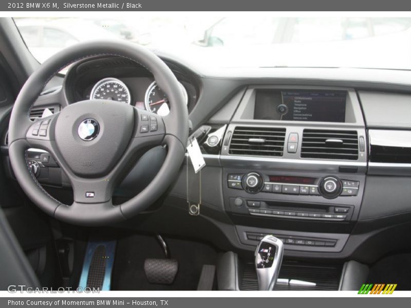 Silverstone Metallic / Black 2012 BMW X6 M