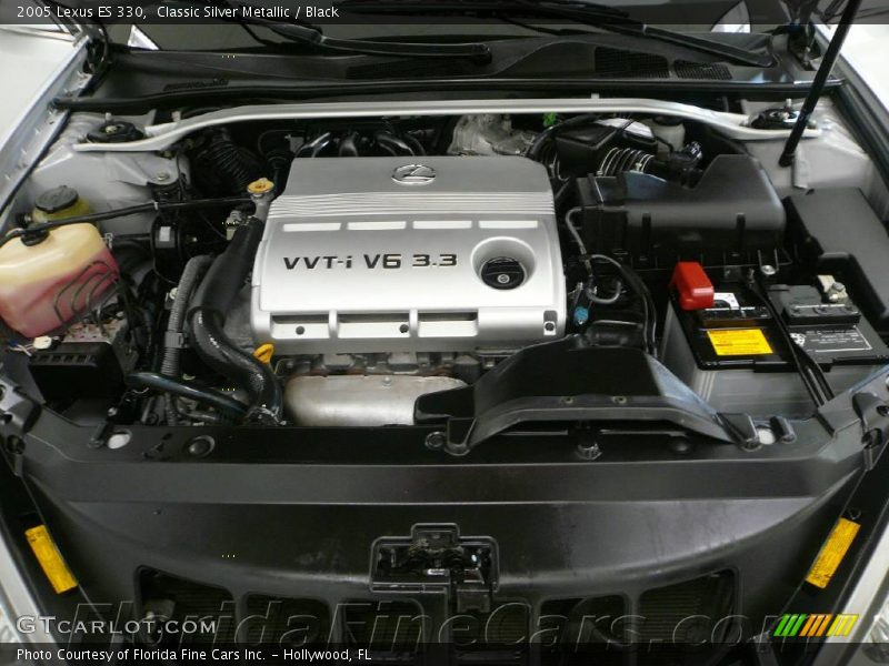 Classic Silver Metallic / Black 2005 Lexus ES 330