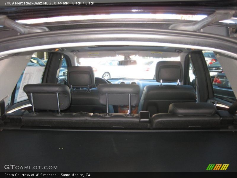 Black / Black 2009 Mercedes-Benz ML 350 4Matic
