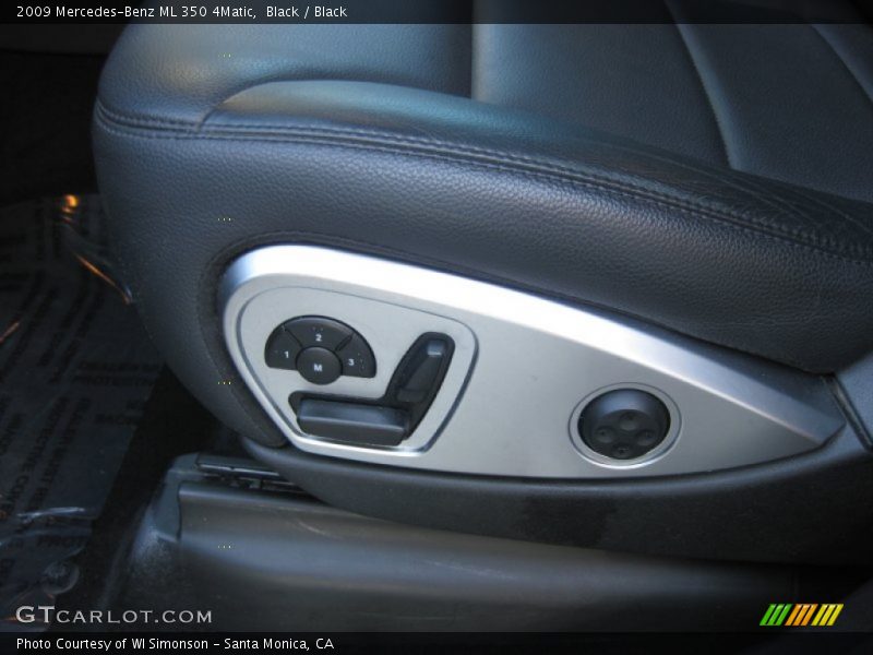 Black / Black 2009 Mercedes-Benz ML 350 4Matic