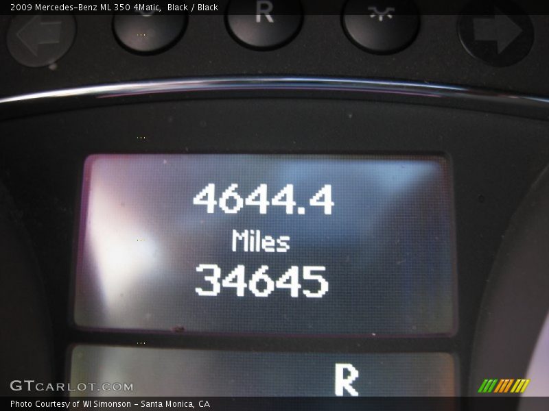 Black / Black 2009 Mercedes-Benz ML 350 4Matic