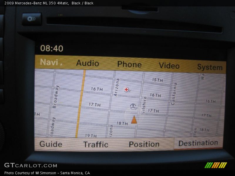 Black / Black 2009 Mercedes-Benz ML 350 4Matic