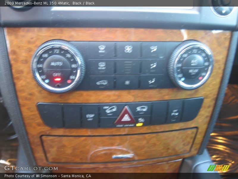 Black / Black 2009 Mercedes-Benz ML 350 4Matic