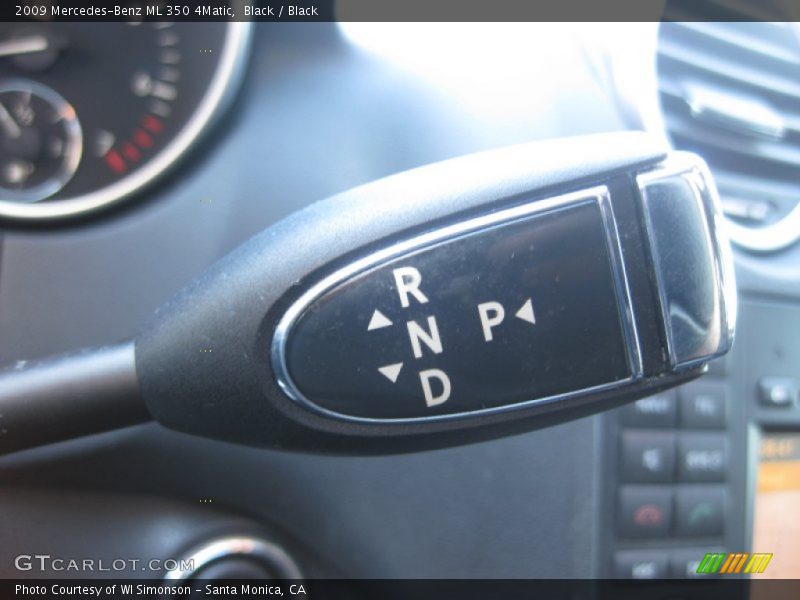 Black / Black 2009 Mercedes-Benz ML 350 4Matic