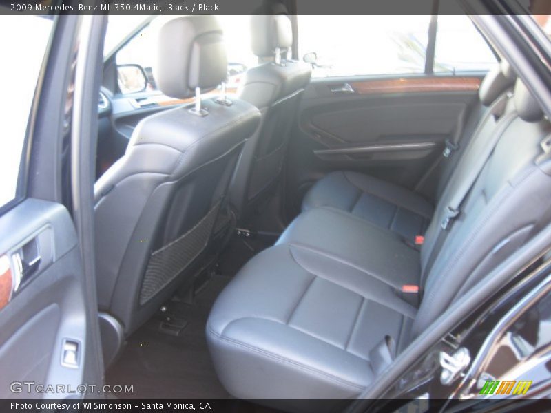 Black / Black 2009 Mercedes-Benz ML 350 4Matic
