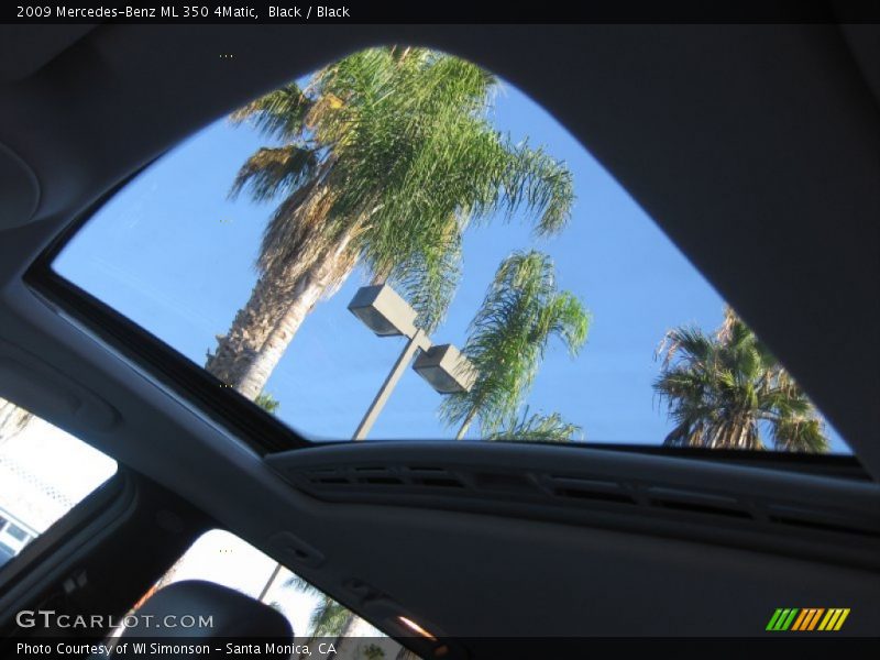 Black / Black 2009 Mercedes-Benz ML 350 4Matic