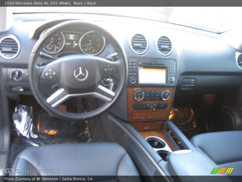 Black / Black 2009 Mercedes-Benz ML 350 4Matic