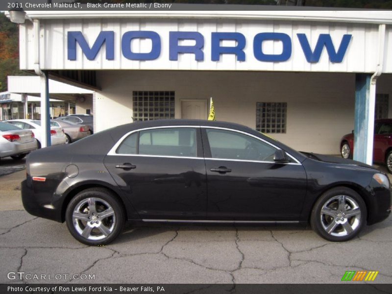Black Granite Metallic / Ebony 2011 Chevrolet Malibu LT