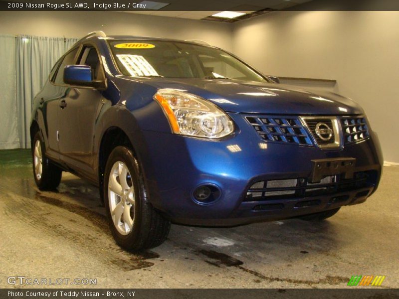 Indigo Blue / Gray 2009 Nissan Rogue SL AWD