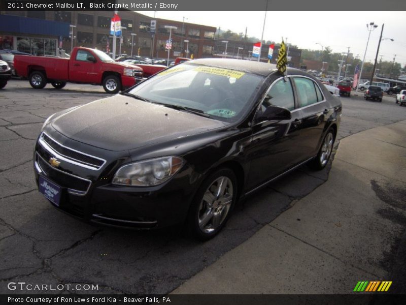 Black Granite Metallic / Ebony 2011 Chevrolet Malibu LT