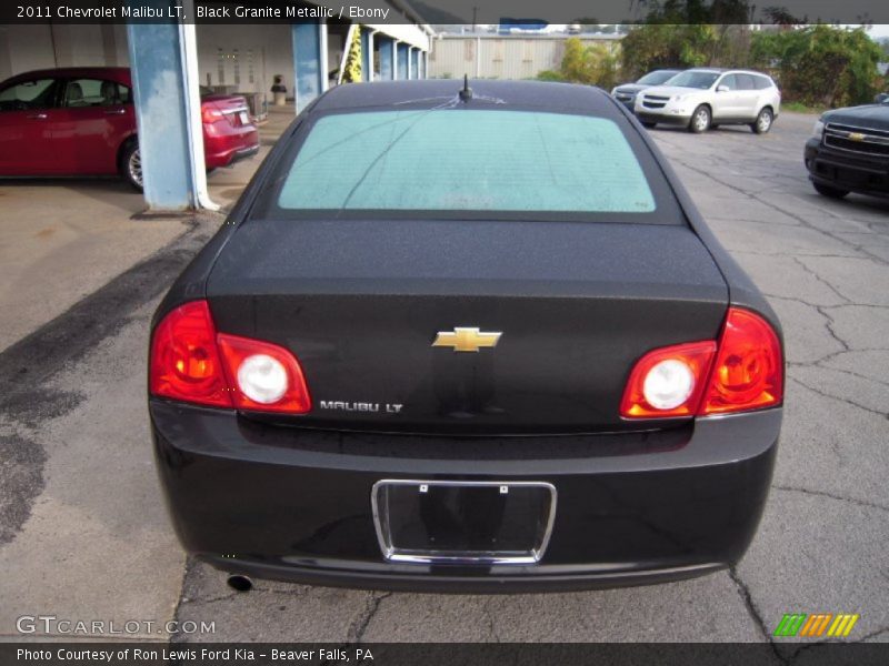 Black Granite Metallic / Ebony 2011 Chevrolet Malibu LT