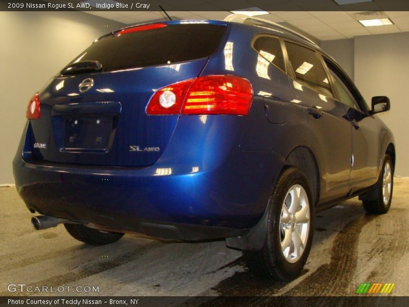 Indigo Blue / Gray 2009 Nissan Rogue SL AWD