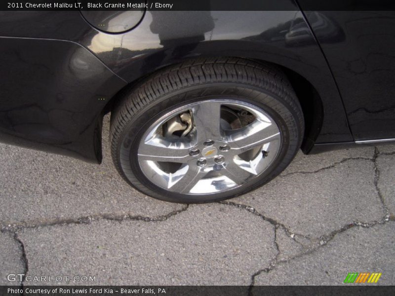 Black Granite Metallic / Ebony 2011 Chevrolet Malibu LT