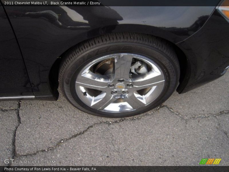 Black Granite Metallic / Ebony 2011 Chevrolet Malibu LT
