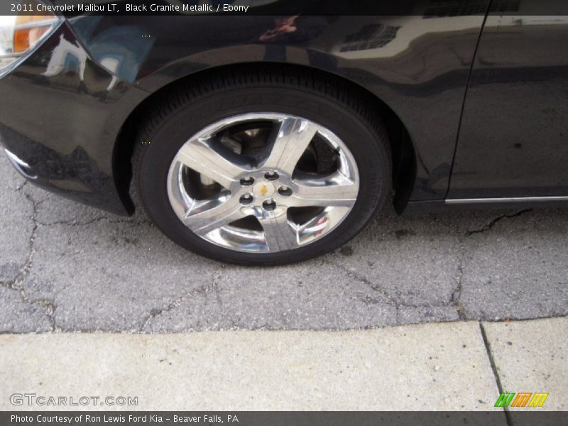 Black Granite Metallic / Ebony 2011 Chevrolet Malibu LT