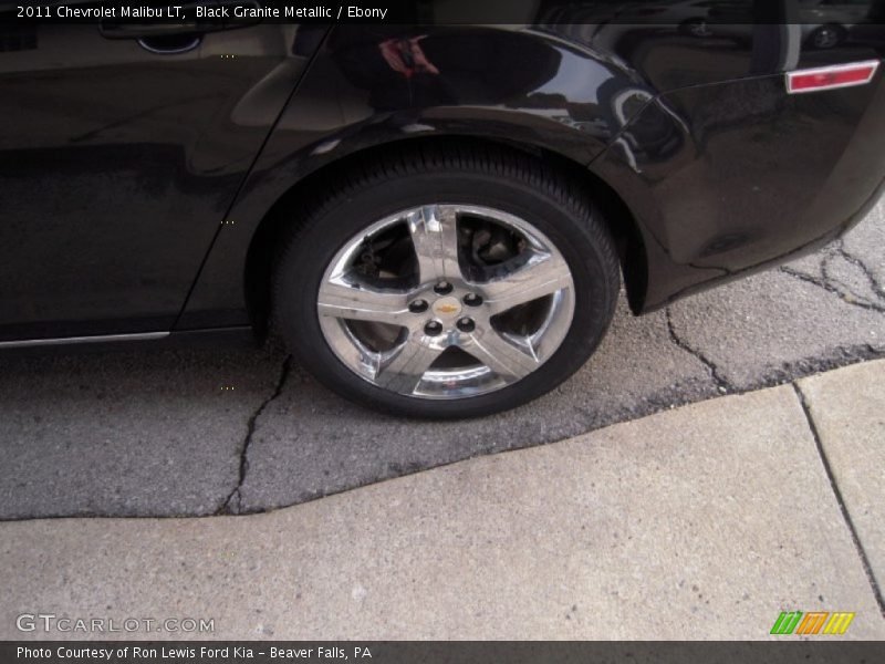 Black Granite Metallic / Ebony 2011 Chevrolet Malibu LT