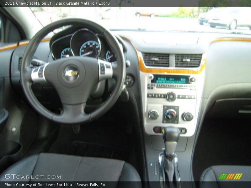 Black Granite Metallic / Ebony 2011 Chevrolet Malibu LT