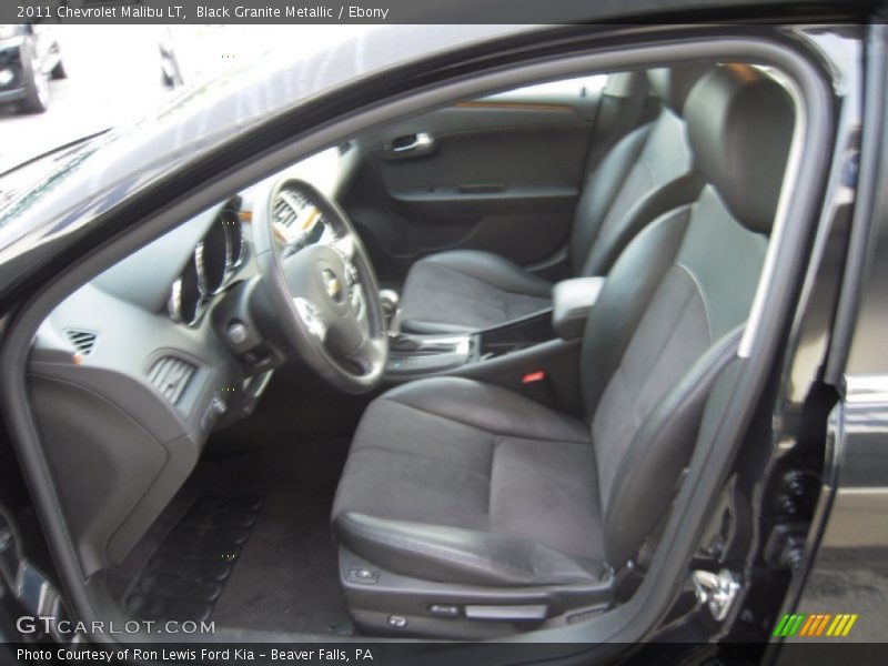 Black Granite Metallic / Ebony 2011 Chevrolet Malibu LT