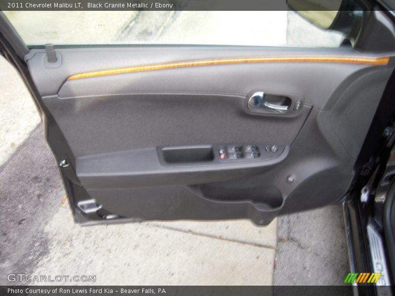 Black Granite Metallic / Ebony 2011 Chevrolet Malibu LT