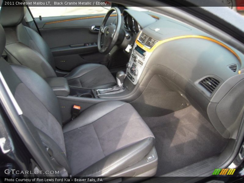 Black Granite Metallic / Ebony 2011 Chevrolet Malibu LT