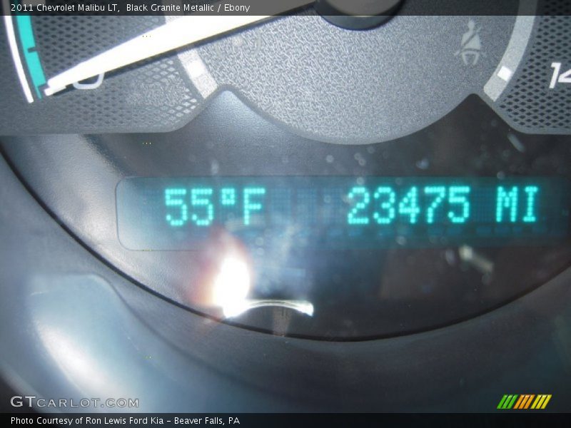 Black Granite Metallic / Ebony 2011 Chevrolet Malibu LT
