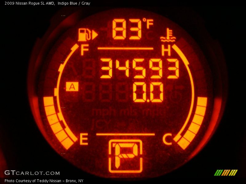 Indigo Blue / Gray 2009 Nissan Rogue SL AWD