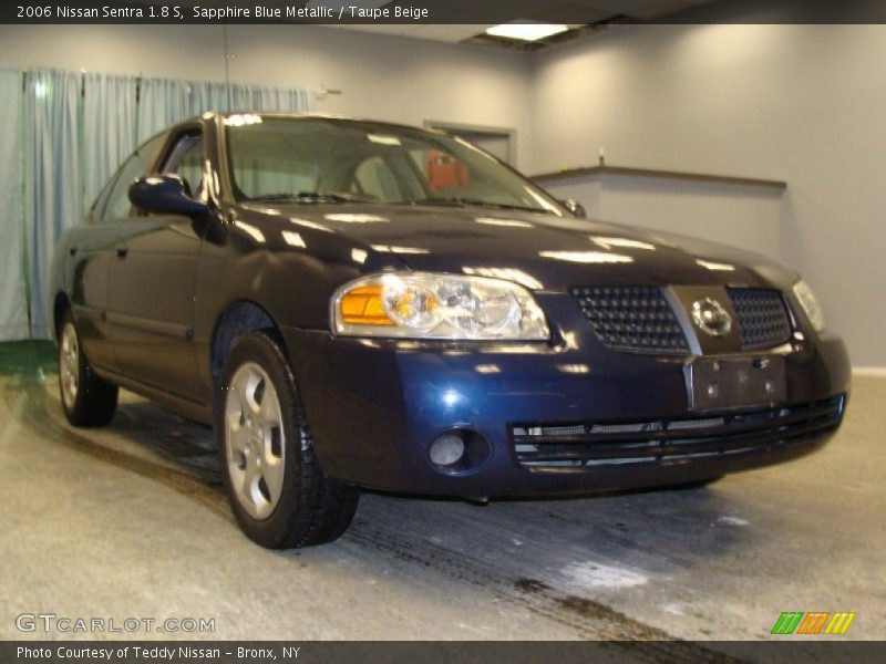 Sapphire Blue Metallic / Taupe Beige 2006 Nissan Sentra 1.8 S