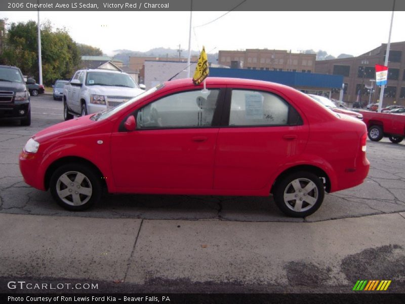 Victory Red / Charcoal 2006 Chevrolet Aveo LS Sedan