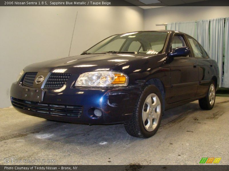Sapphire Blue Metallic / Taupe Beige 2006 Nissan Sentra 1.8 S