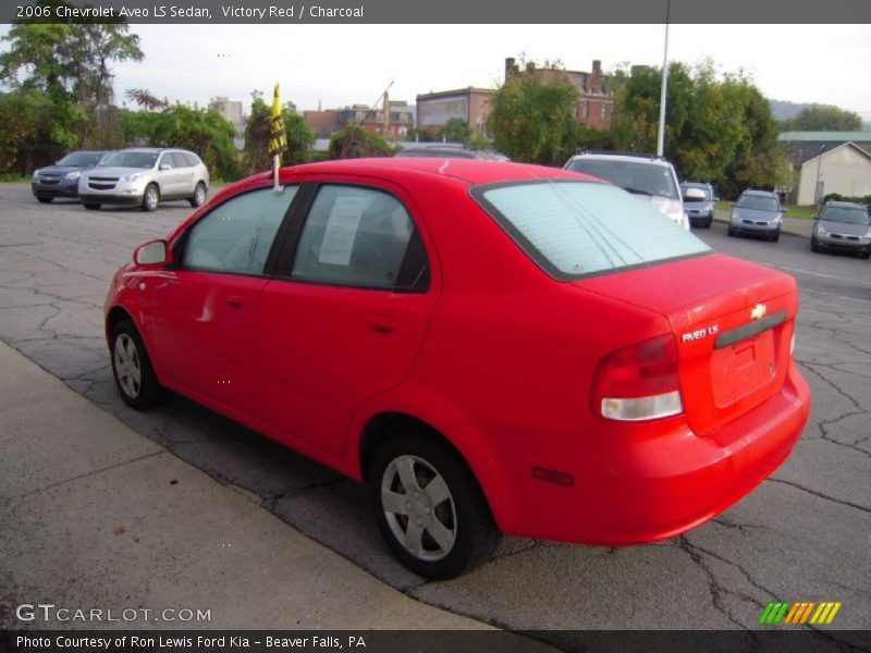 Victory Red / Charcoal 2006 Chevrolet Aveo LS Sedan