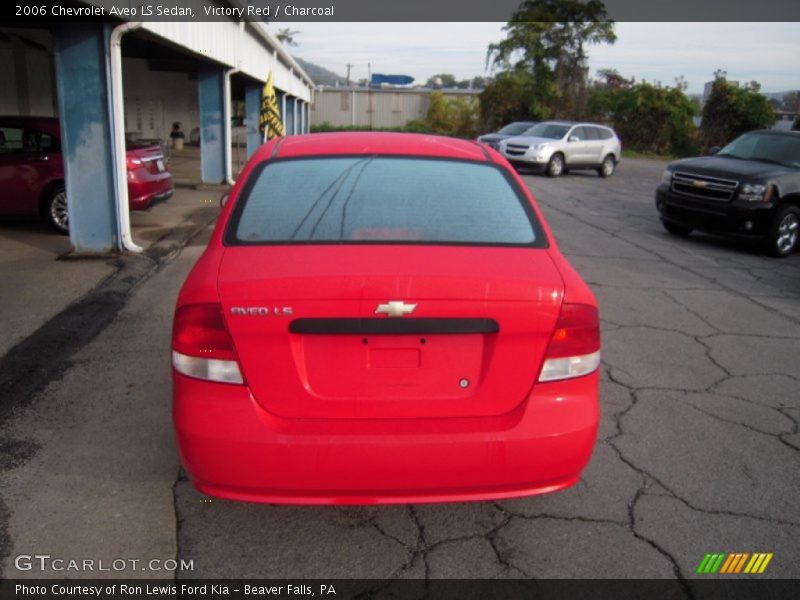 Victory Red / Charcoal 2006 Chevrolet Aveo LS Sedan