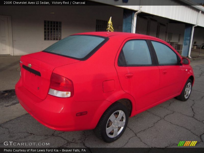 Victory Red / Charcoal 2006 Chevrolet Aveo LS Sedan