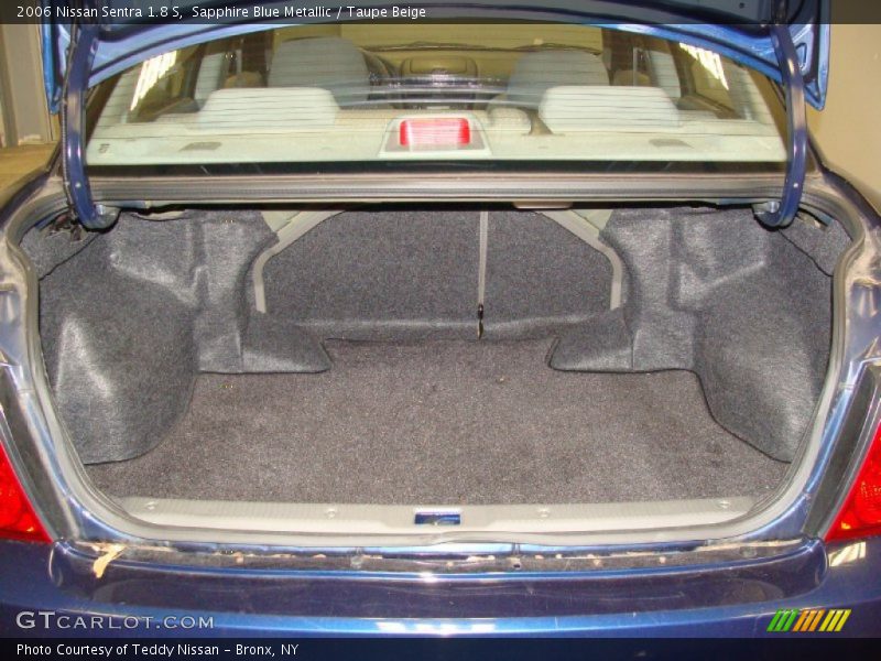 Sapphire Blue Metallic / Taupe Beige 2006 Nissan Sentra 1.8 S