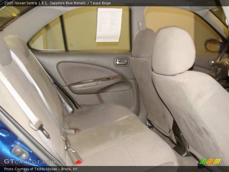 Sapphire Blue Metallic / Taupe Beige 2006 Nissan Sentra 1.8 S