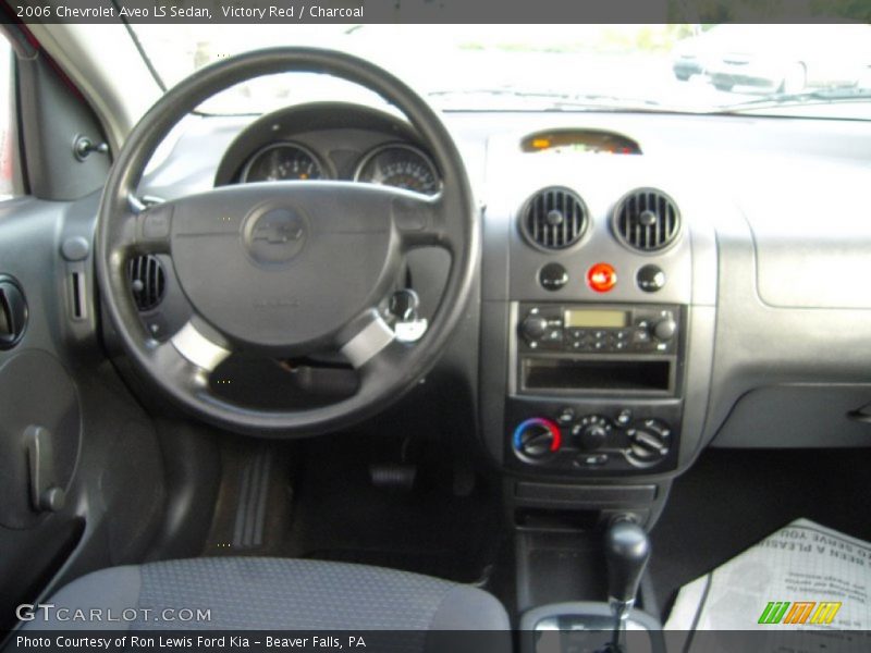 Victory Red / Charcoal 2006 Chevrolet Aveo LS Sedan