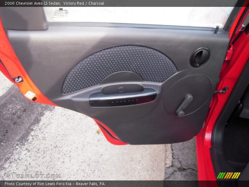 Victory Red / Charcoal 2006 Chevrolet Aveo LS Sedan