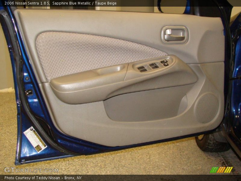 Sapphire Blue Metallic / Taupe Beige 2006 Nissan Sentra 1.8 S