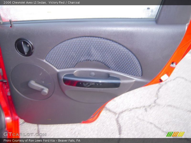 Victory Red / Charcoal 2006 Chevrolet Aveo LS Sedan