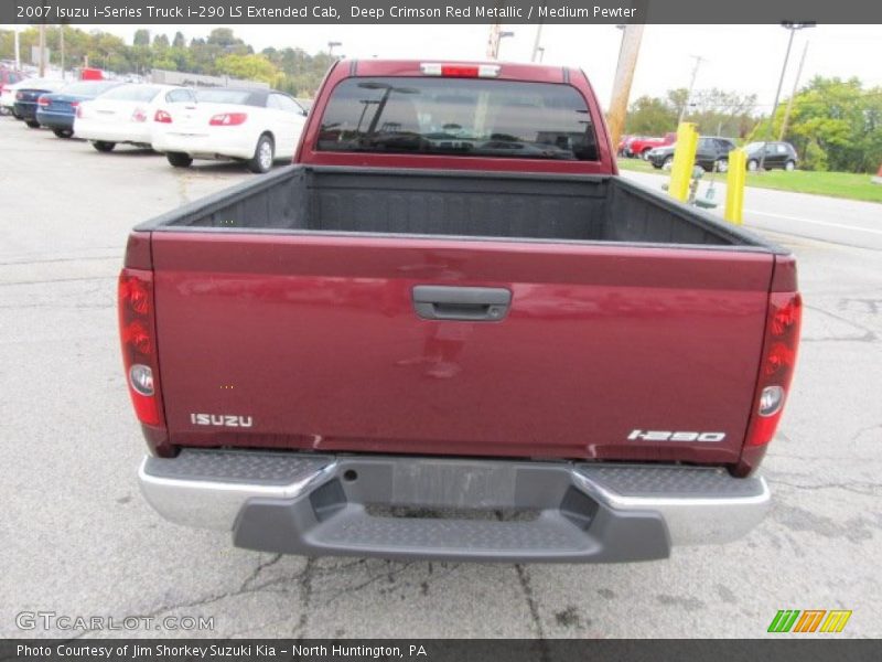 Deep Crimson Red Metallic / Medium Pewter 2007 Isuzu i-Series Truck i-290 LS Extended Cab
