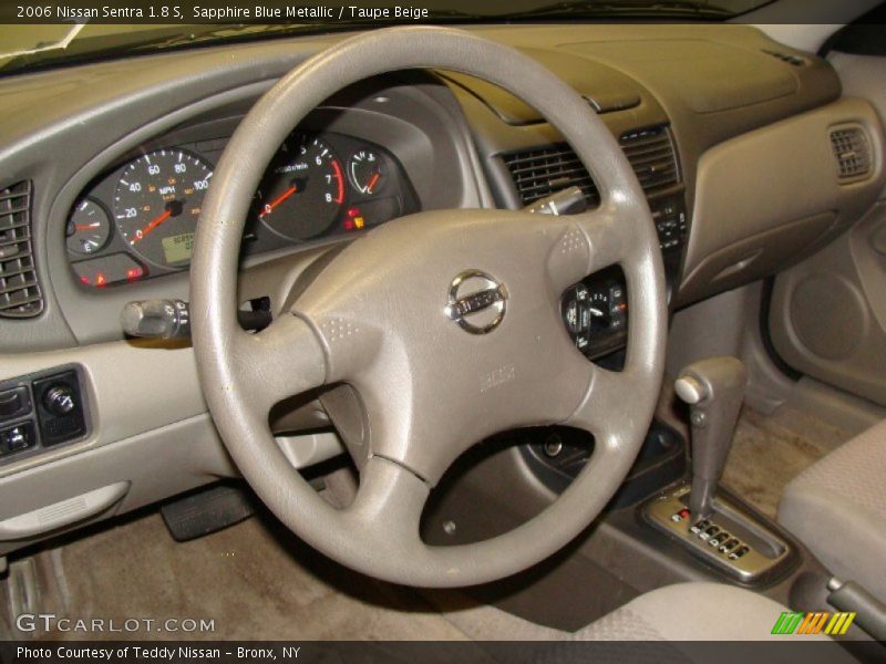 Sapphire Blue Metallic / Taupe Beige 2006 Nissan Sentra 1.8 S