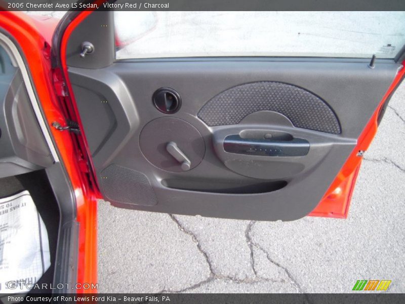 Victory Red / Charcoal 2006 Chevrolet Aveo LS Sedan
