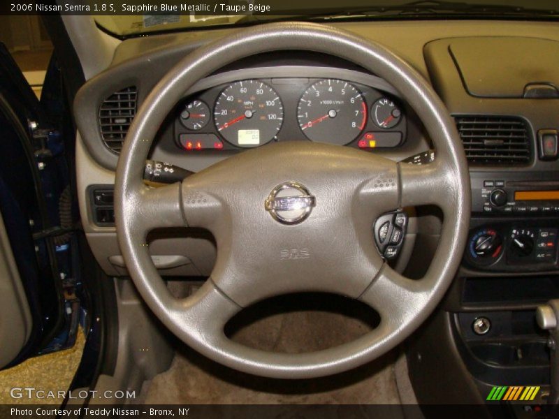 Sapphire Blue Metallic / Taupe Beige 2006 Nissan Sentra 1.8 S