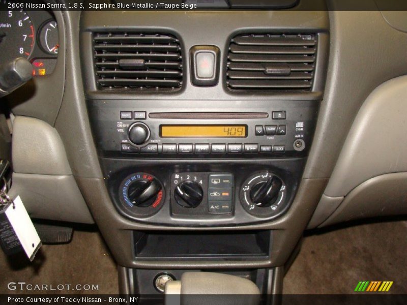 Sapphire Blue Metallic / Taupe Beige 2006 Nissan Sentra 1.8 S