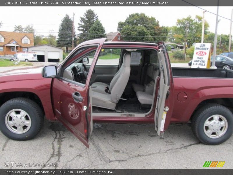 Deep Crimson Red Metallic / Medium Pewter 2007 Isuzu i-Series Truck i-290 LS Extended Cab