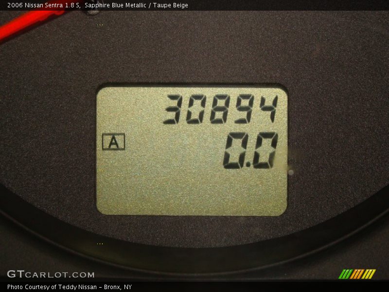 Sapphire Blue Metallic / Taupe Beige 2006 Nissan Sentra 1.8 S