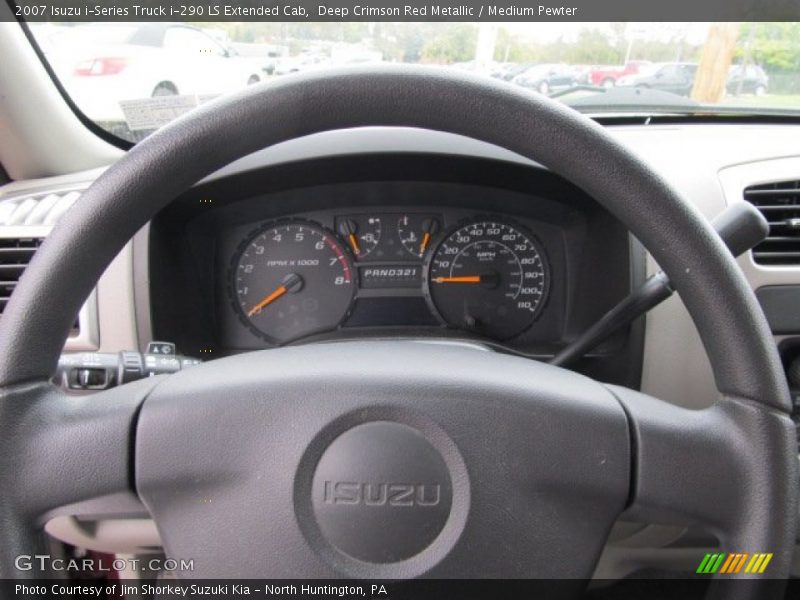 Deep Crimson Red Metallic / Medium Pewter 2007 Isuzu i-Series Truck i-290 LS Extended Cab