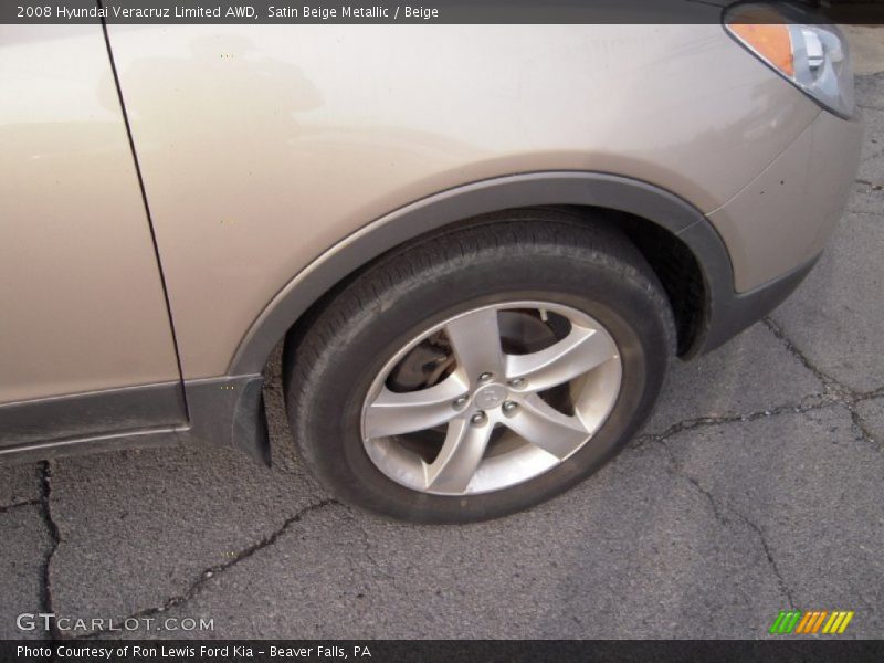 Satin Beige Metallic / Beige 2008 Hyundai Veracruz Limited AWD