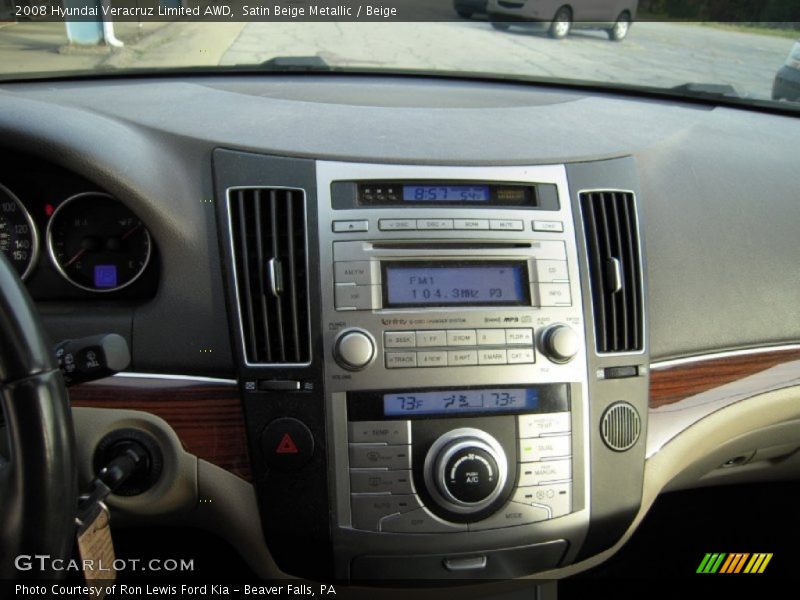 Satin Beige Metallic / Beige 2008 Hyundai Veracruz Limited AWD