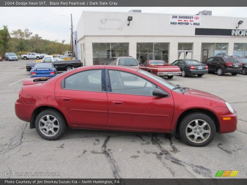 Blaze Red Pearlcoat / Dark Slate Gray 2004 Dodge Neon SXT