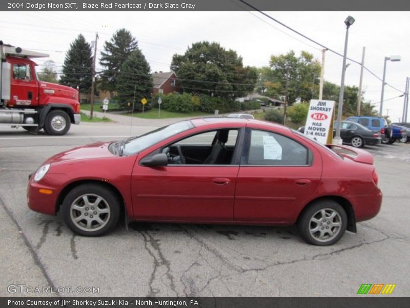Blaze Red Pearlcoat / Dark Slate Gray 2004 Dodge Neon SXT